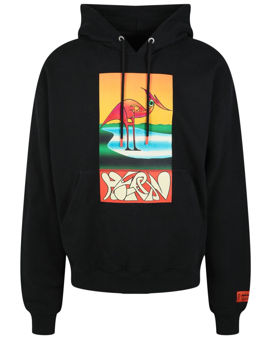 Heron Preston Heron Abstract Hoodie Man Sweatshirt Multicolored Size Xl Cotton