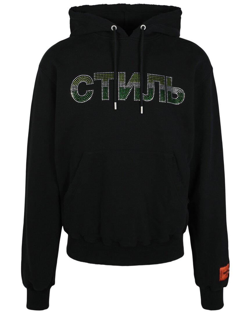 Heron Preston Ctnmb Strass Logo Hoodie