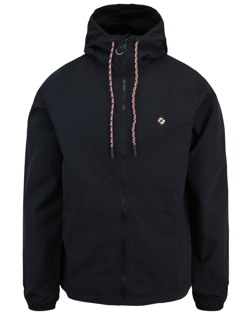 Marcelo Burlon County Of Milan Black Lightweight Windbreaker Jacket