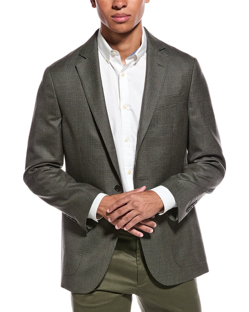 Brooks Brothers Classic Wool Sportscoat In Green
