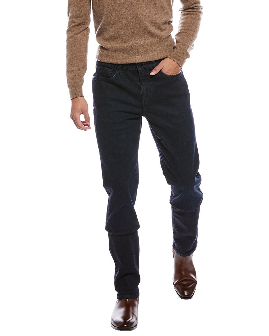 7 For All Mankind Slimmy Basin Slim Straight Leg Jean In Black