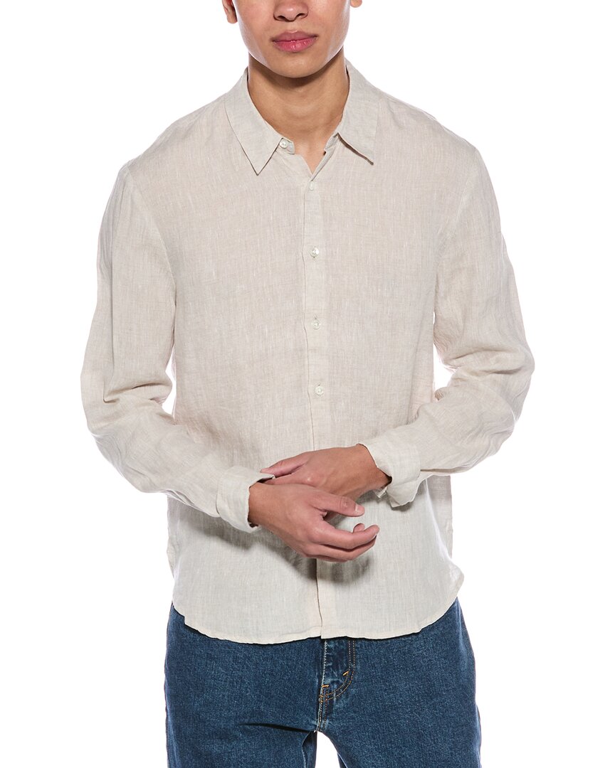 JAMES PERSE JAMES PERSE SLIM FIT LINEN SHIRT