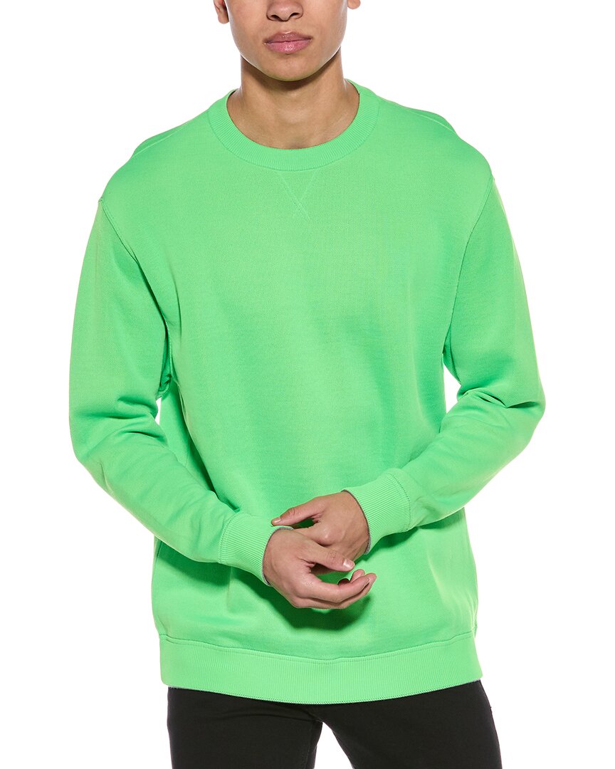 Valentino Wool-blend Crewneck Sweatshirt In Green
