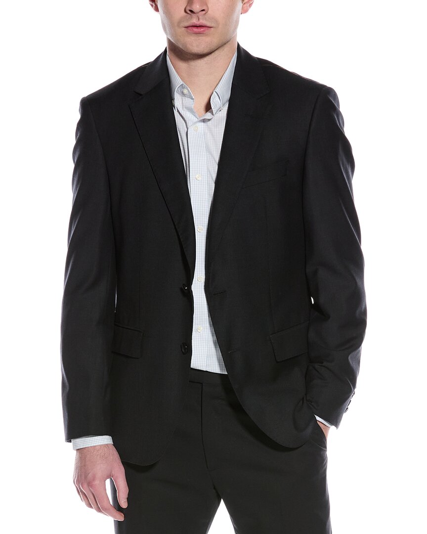 Hugo Boss Slim Fit Wool-blend Suit Jacket In Grey