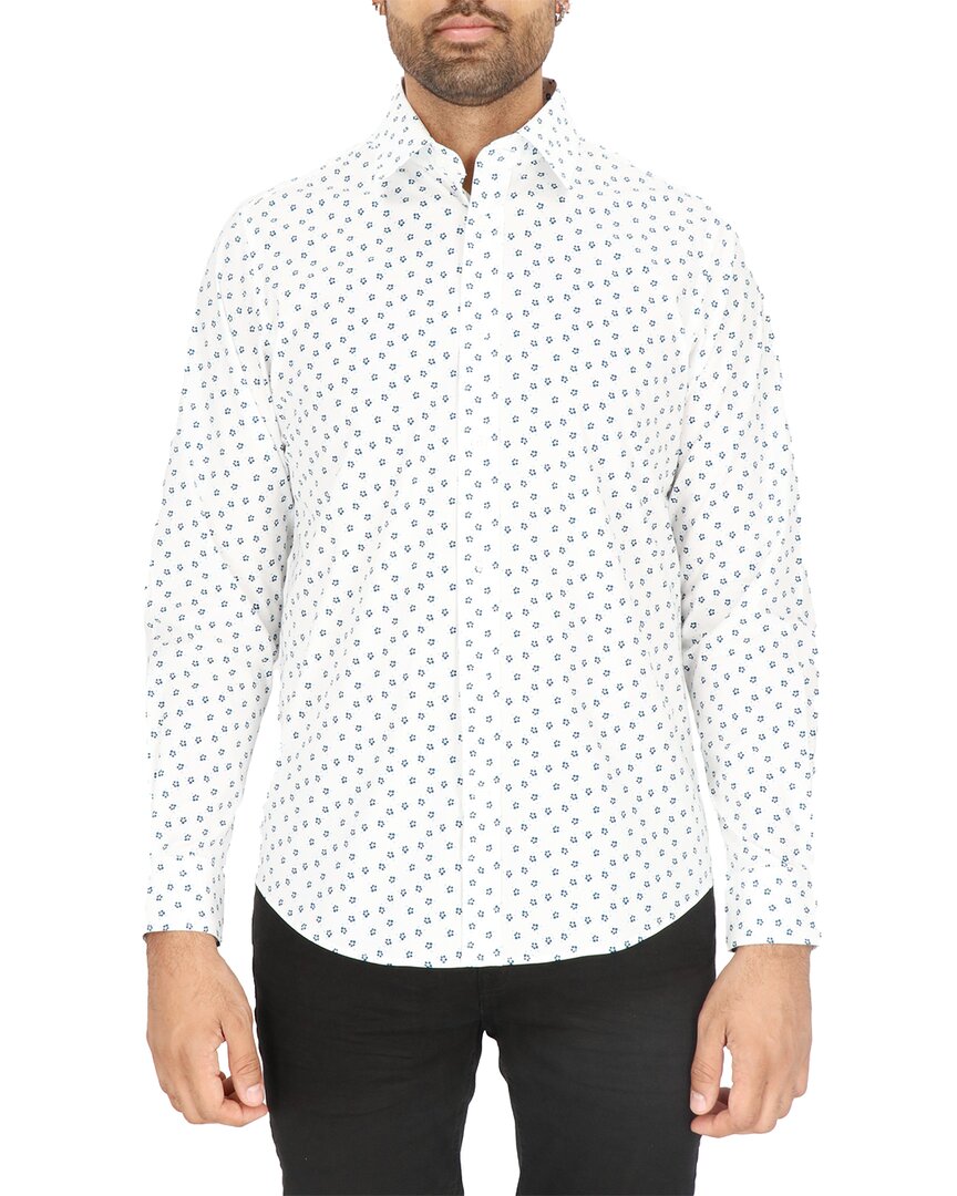 Scotch & Soda Modern Fit Dress Shirt In White