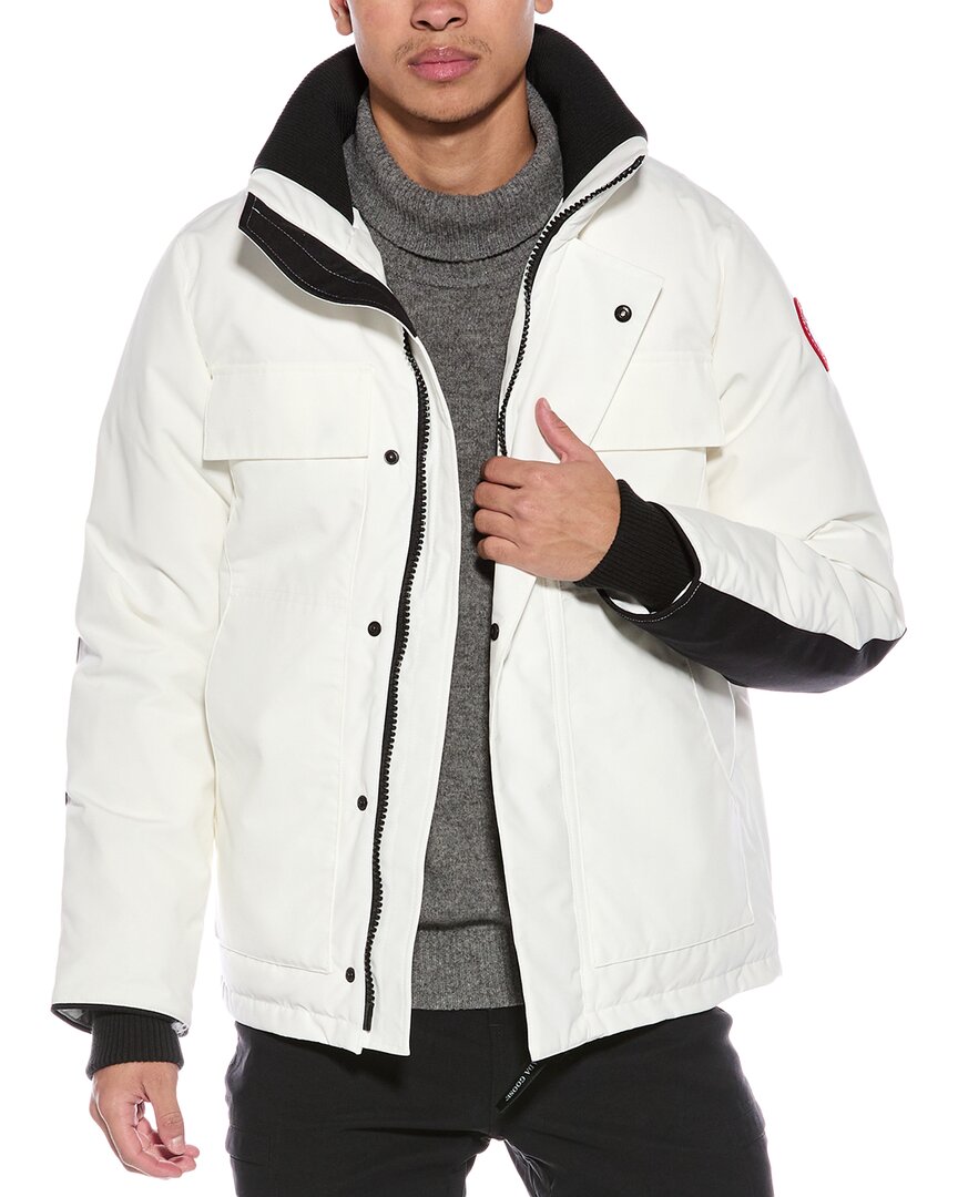 Canada Goose Forester Down Jacket In White