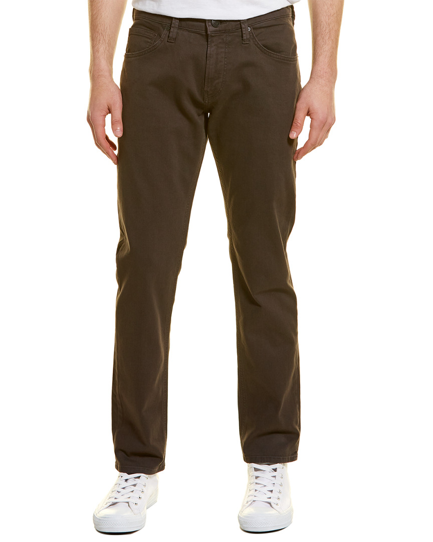 brown straight leg pants