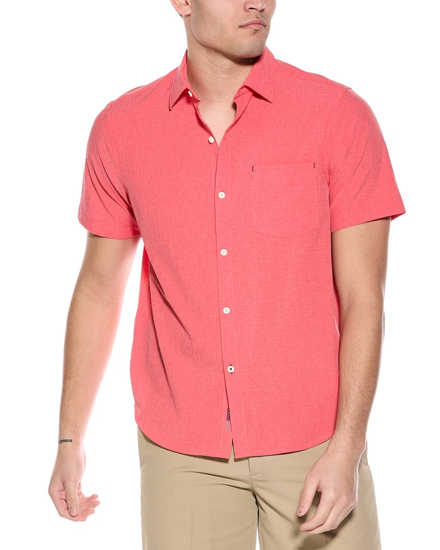 Tommy Bahama Sea Glass Short Sleeve Button-up Linen Camp Shirt