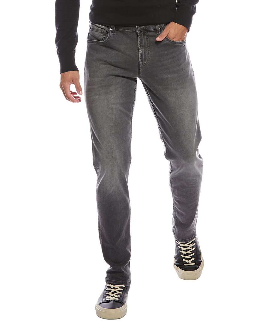 7 For All Mankind Slimmy Shaking Tapered Jean In Black