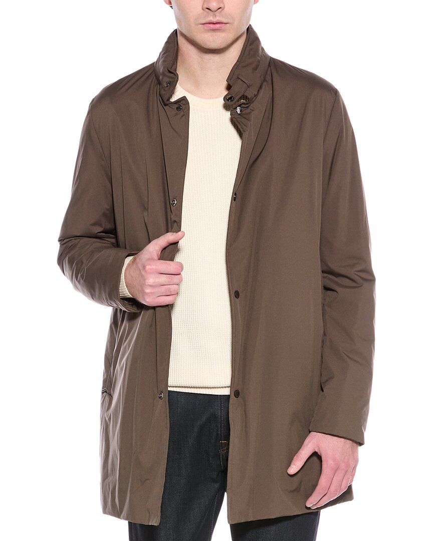 Moorer Mariano Jacket In Brown