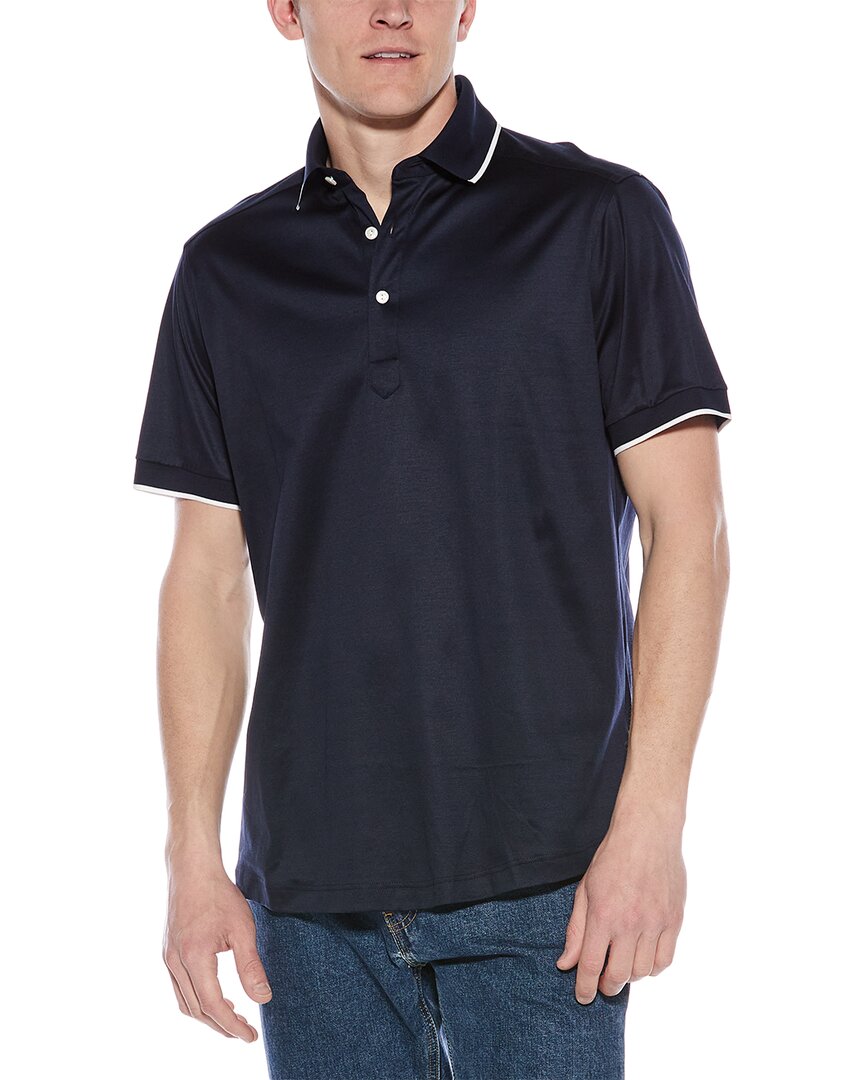 Eton Contemporary Fit Polo Shirt In Grey