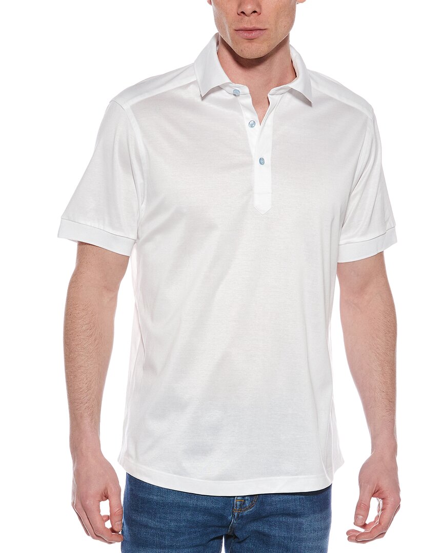 Eton Contemporary Fit Polo Shirt In White