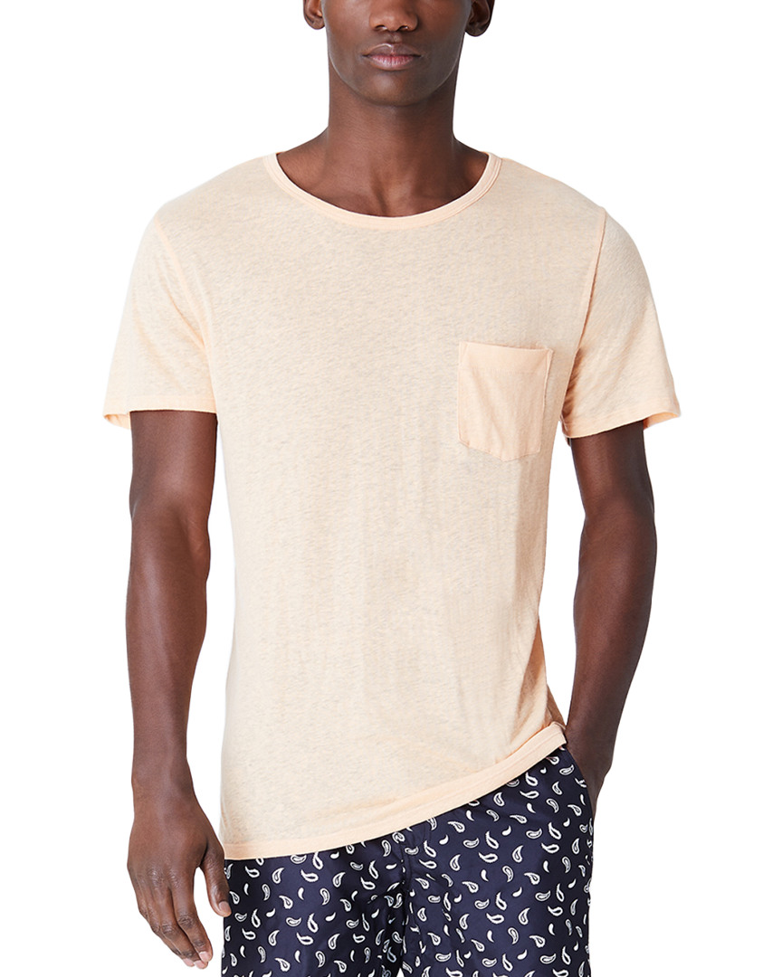 Image of Onia Chad Linen-Blend T-Shirt