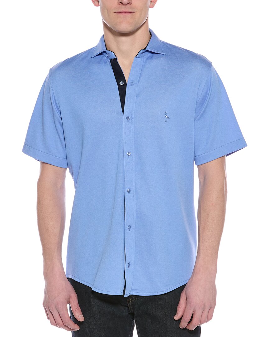 Tailorbyrd Polo Shirt In Blue