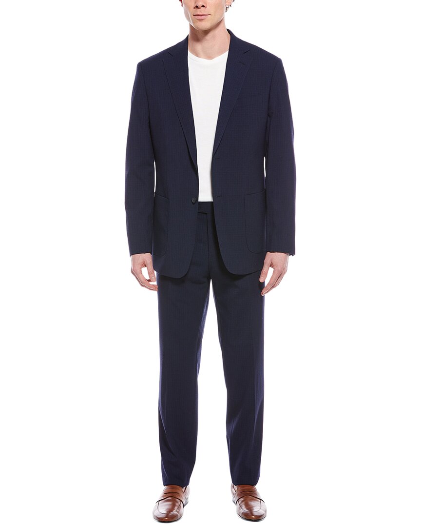 Shop English Laundry 2pc Seersucker Suit In Blue