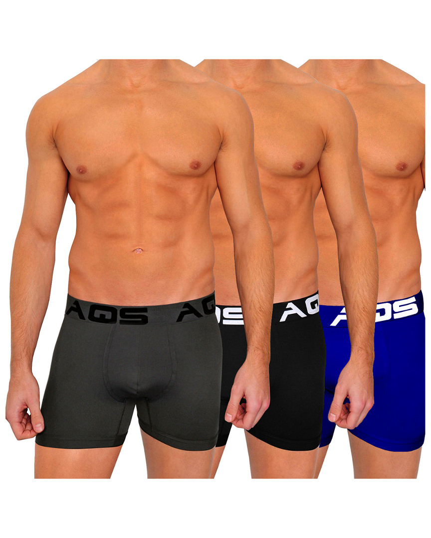 Aqs Men's 6-pack Assorted Boxer Briefs
