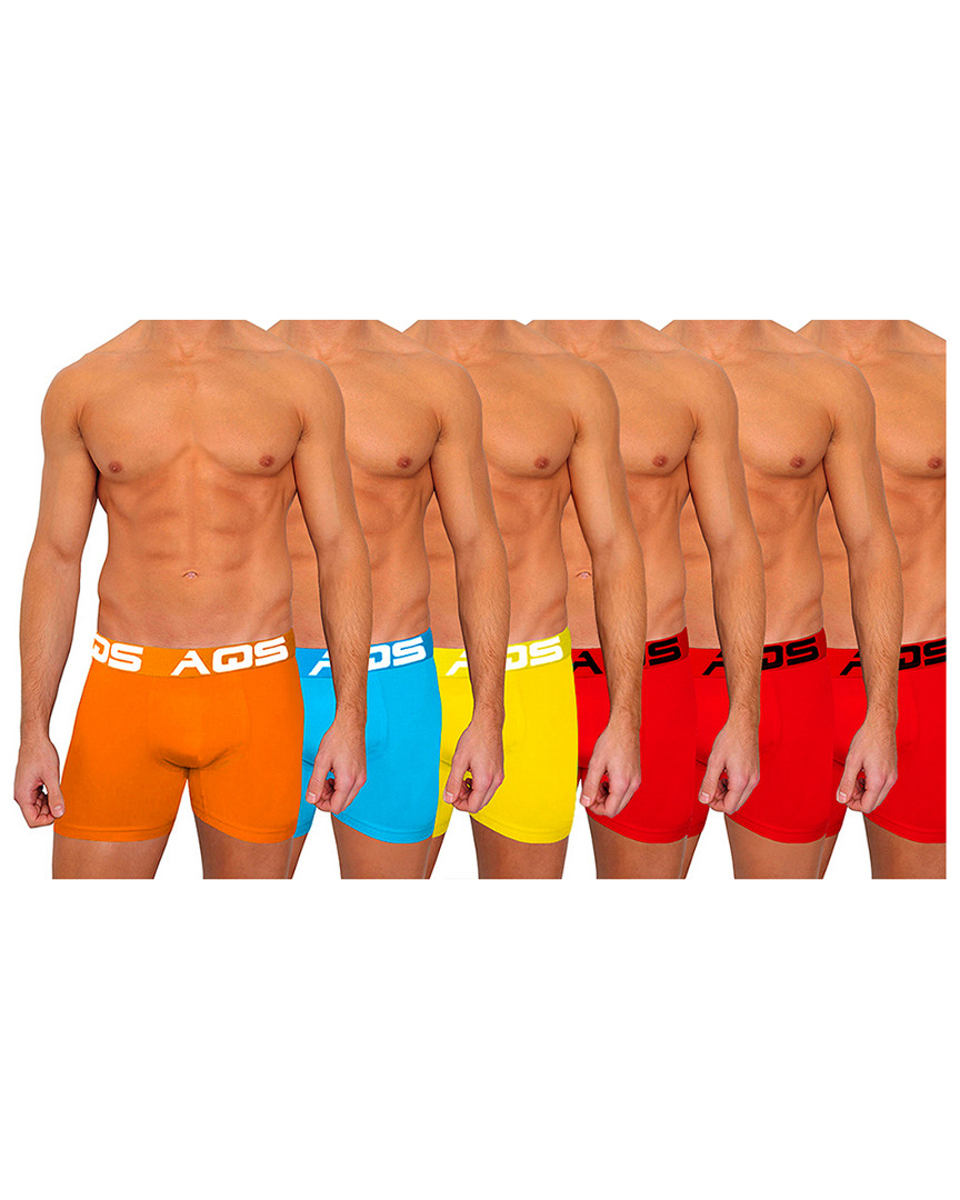 Aqs Pack Of 6 Boxer Briefs