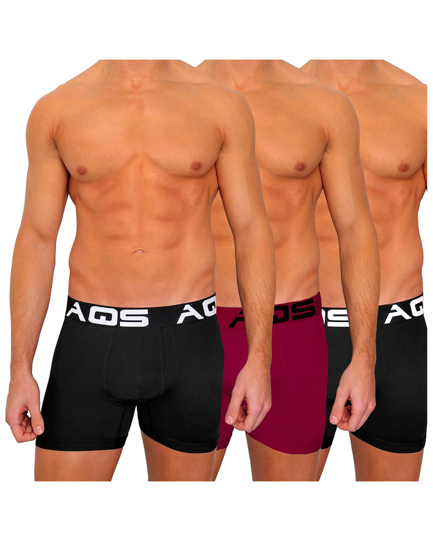 Aqs Pack Of 3 Boxer Briefs