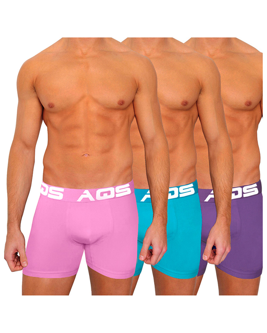 Aqs Pack Of 3 Boxer Briefs