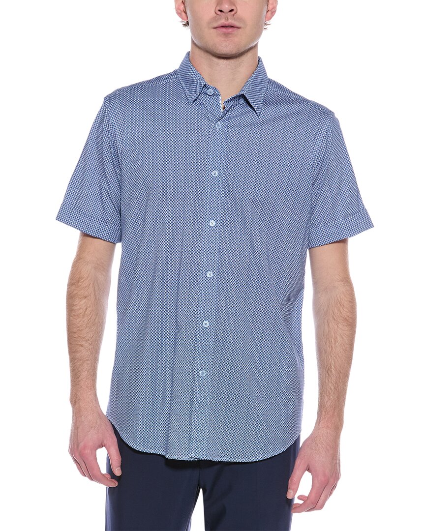 Robert Graham Shuler Tailored Fit Shirt In Blue
