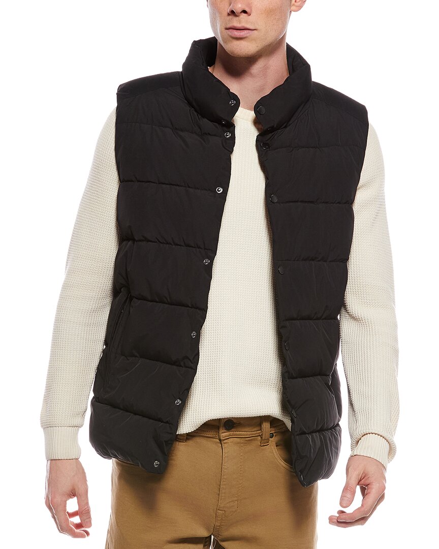 Point Zero Puffer Vest In Black