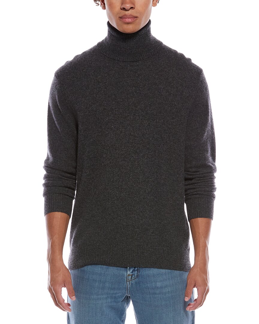 Quinn Turtleneck Cashmere Sweater In Gray