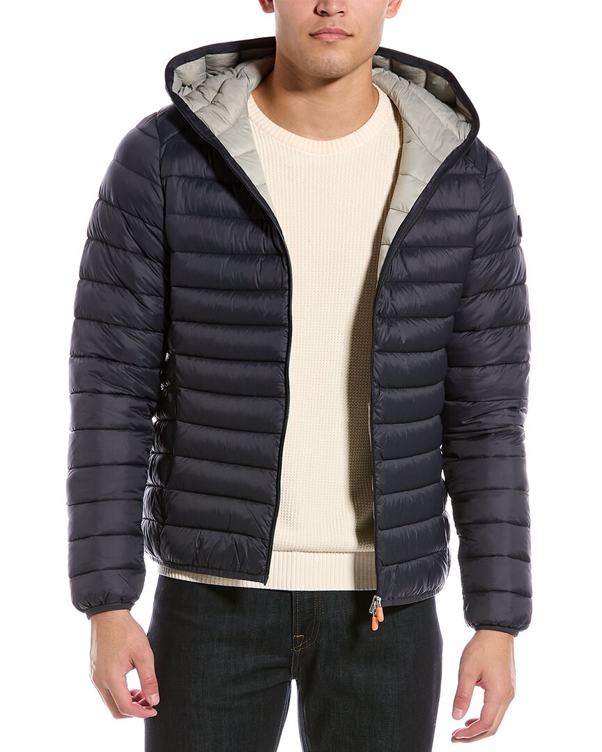 Save The Duck Donald Packable Puffer Jacket In Grey