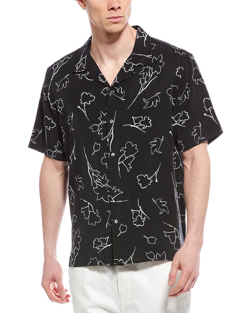 Theory Irving Shirt In Black