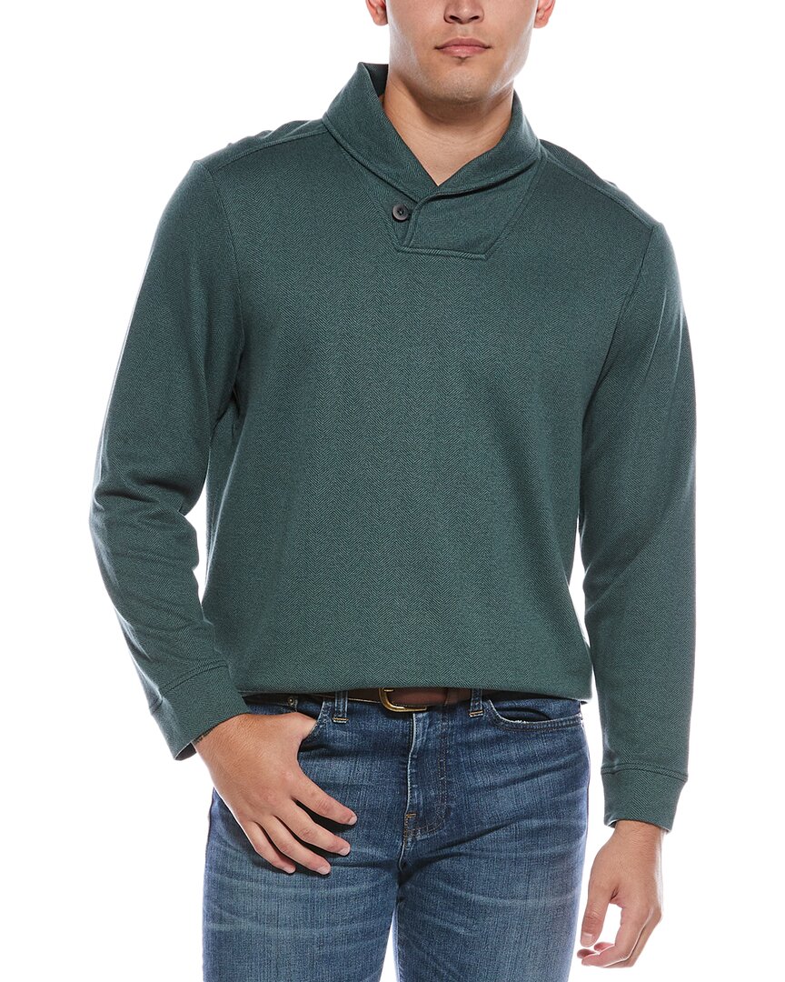 Tommy Bahama Deer Harbor Shawl Collar Sweater In Gold