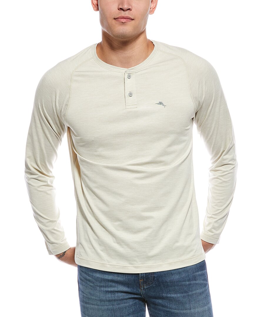 Tommy Bahama Sandrunner Henley In White