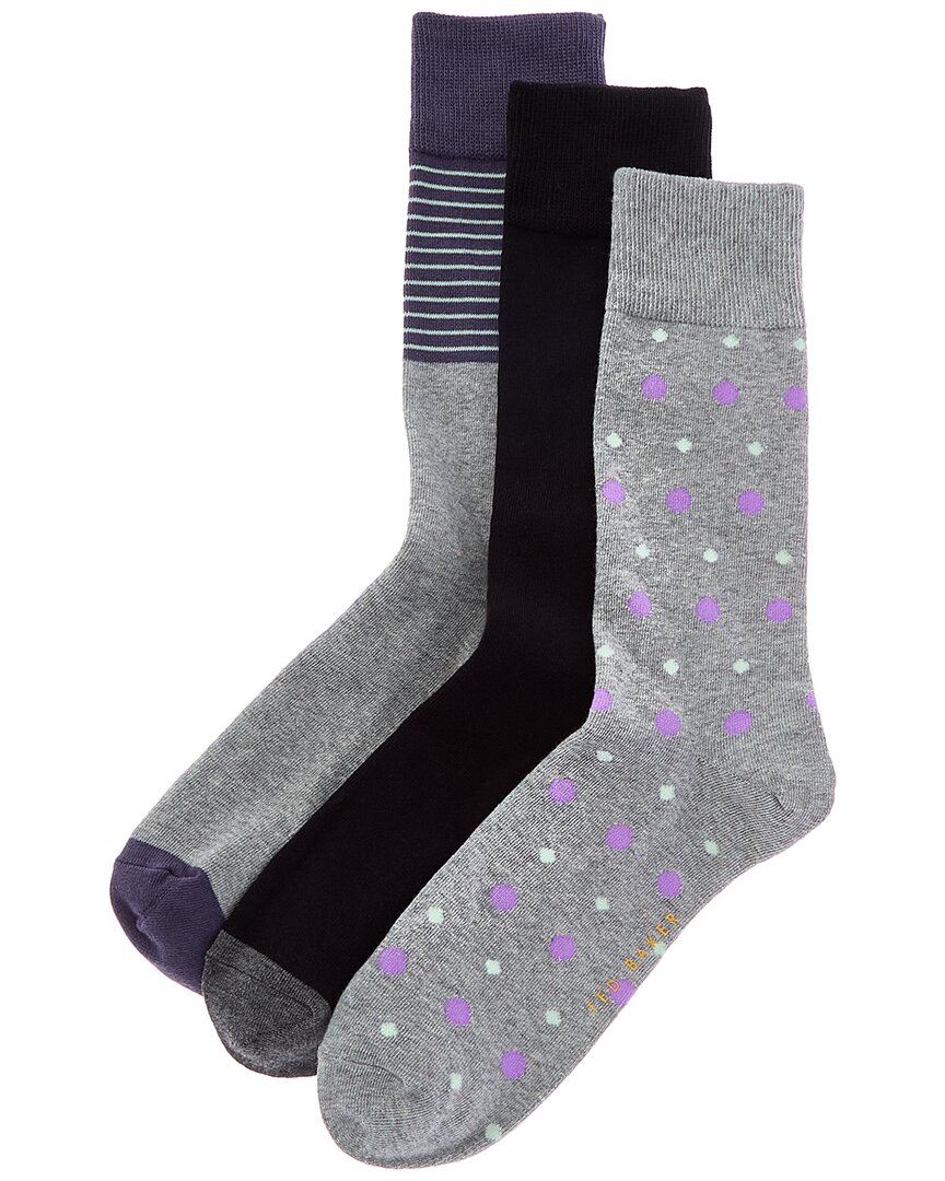 Ted Baker 3pk Dress Socks