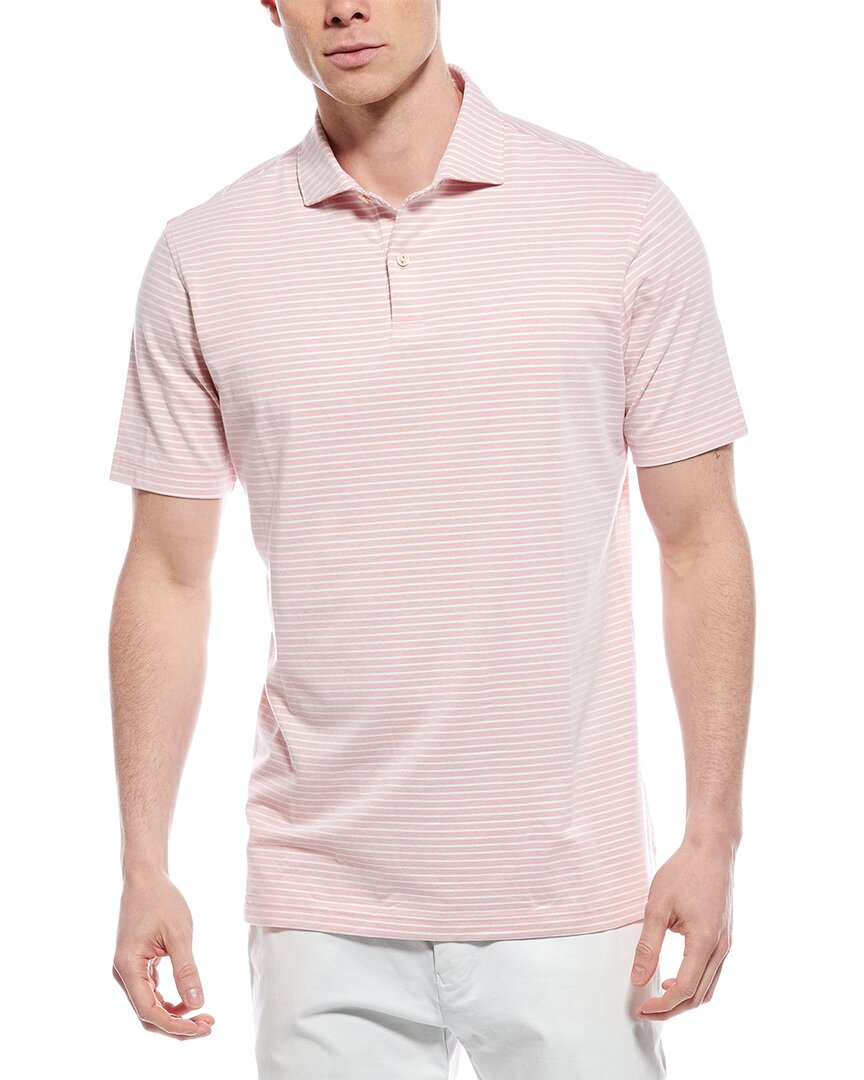 Peter Millar Albatross Piqué Polo Shirt In Pink