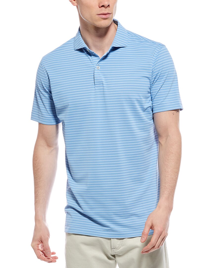 Peter Millar Ballad Performance Jersey Polo In Blue