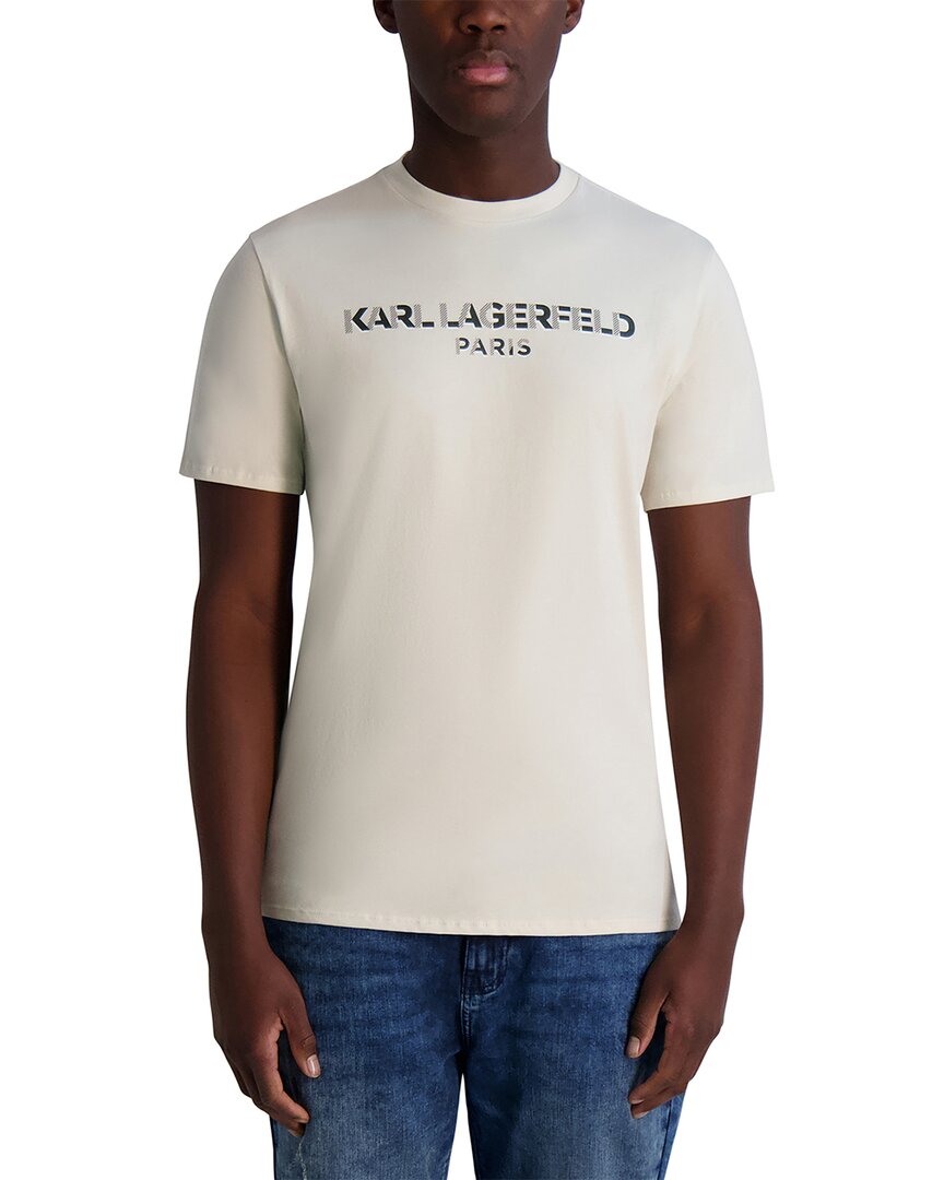 Karl Lagerfeld Paris Tech Chest Logo Graphic T-shirt