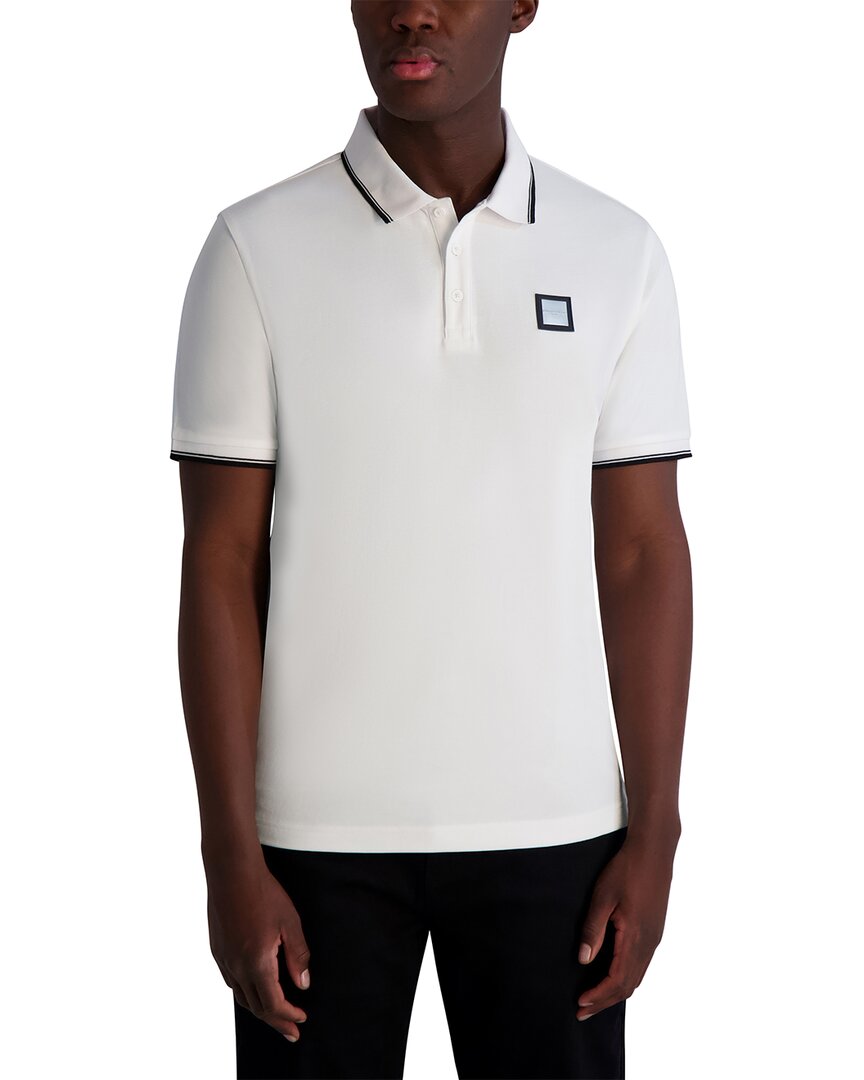Karl Lagerfeld Polo Shirt In White