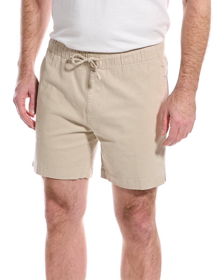 Onia Chino Pull-on Short In Beige