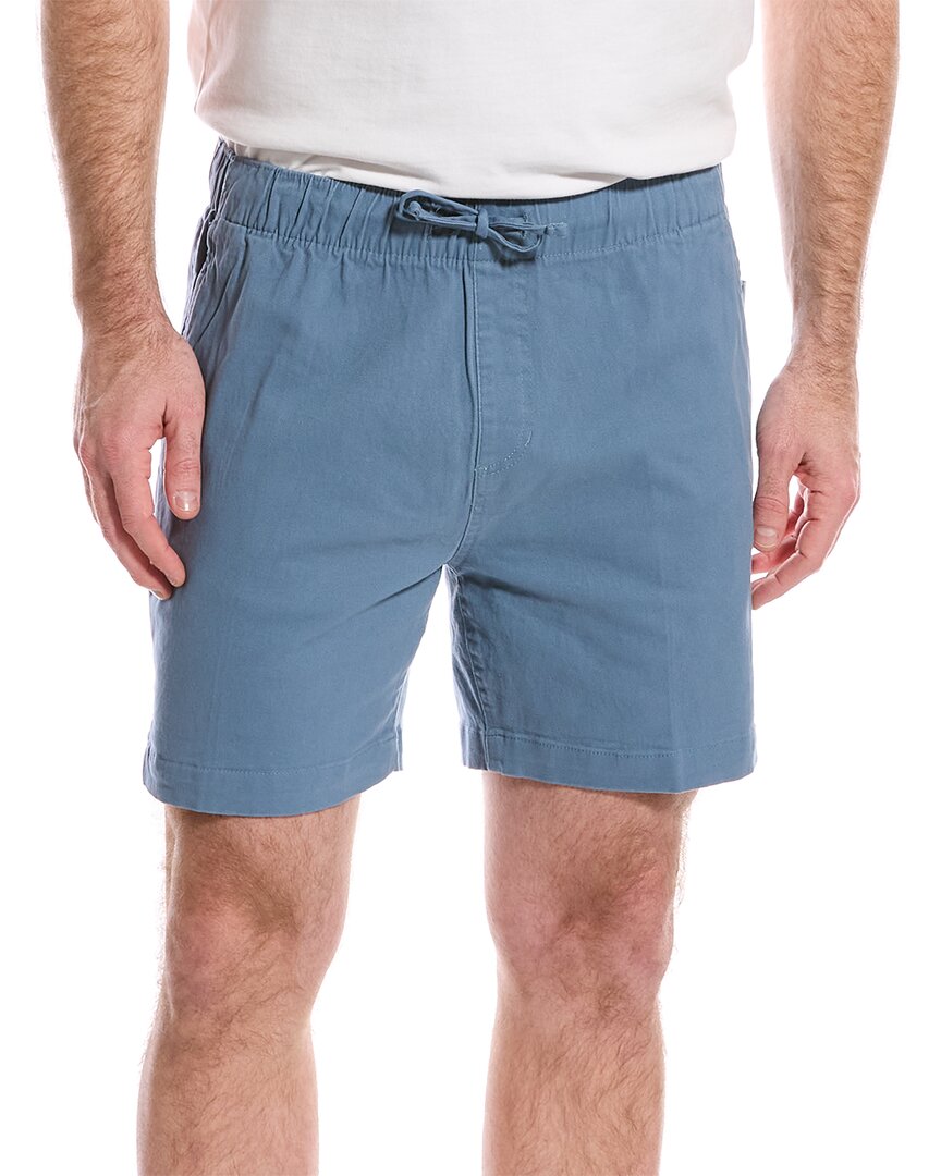 Onia Chino Pull-on Short In Blue