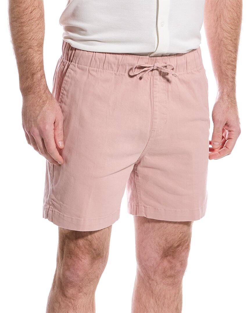 Onia Chino Pull-on Short In Pink