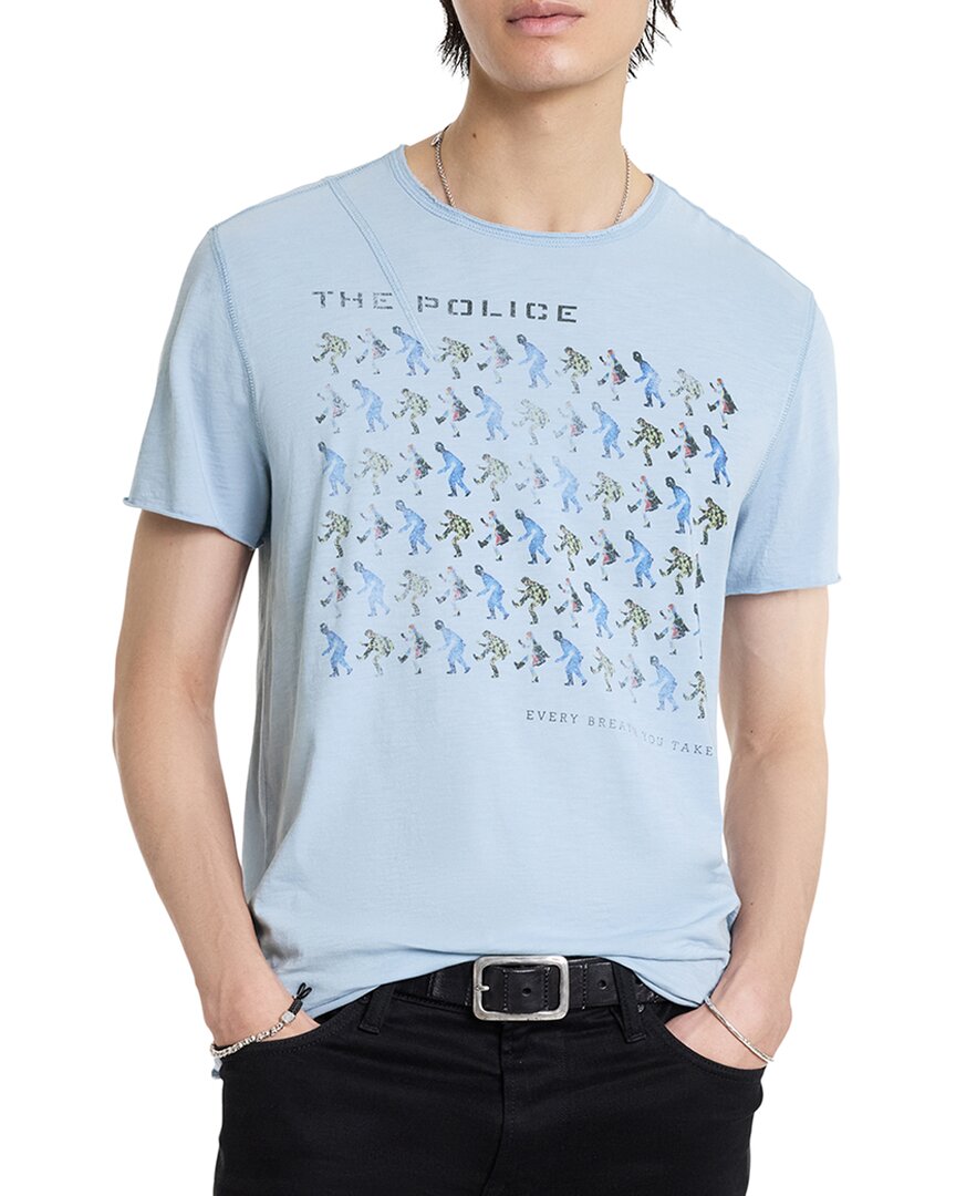 John Varvatos Raw Edge Shoulder T-shirt