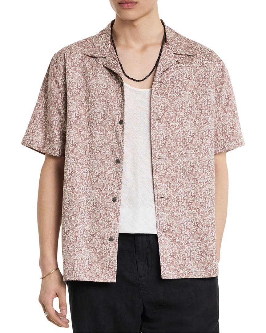 John Varvatos Danny Jungle Print Shirt