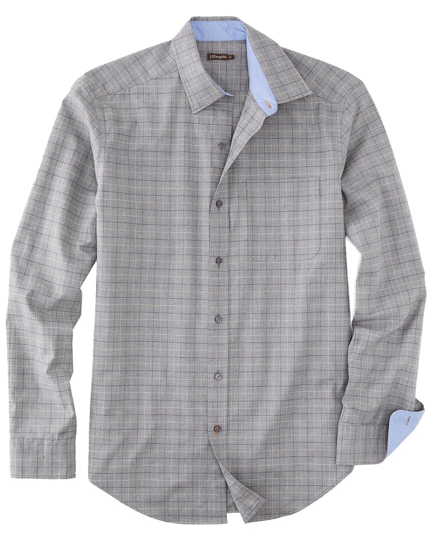 J.mclaughlin J. Mclaughlin Plaid Gramercy Modern Fit Woven Shirt