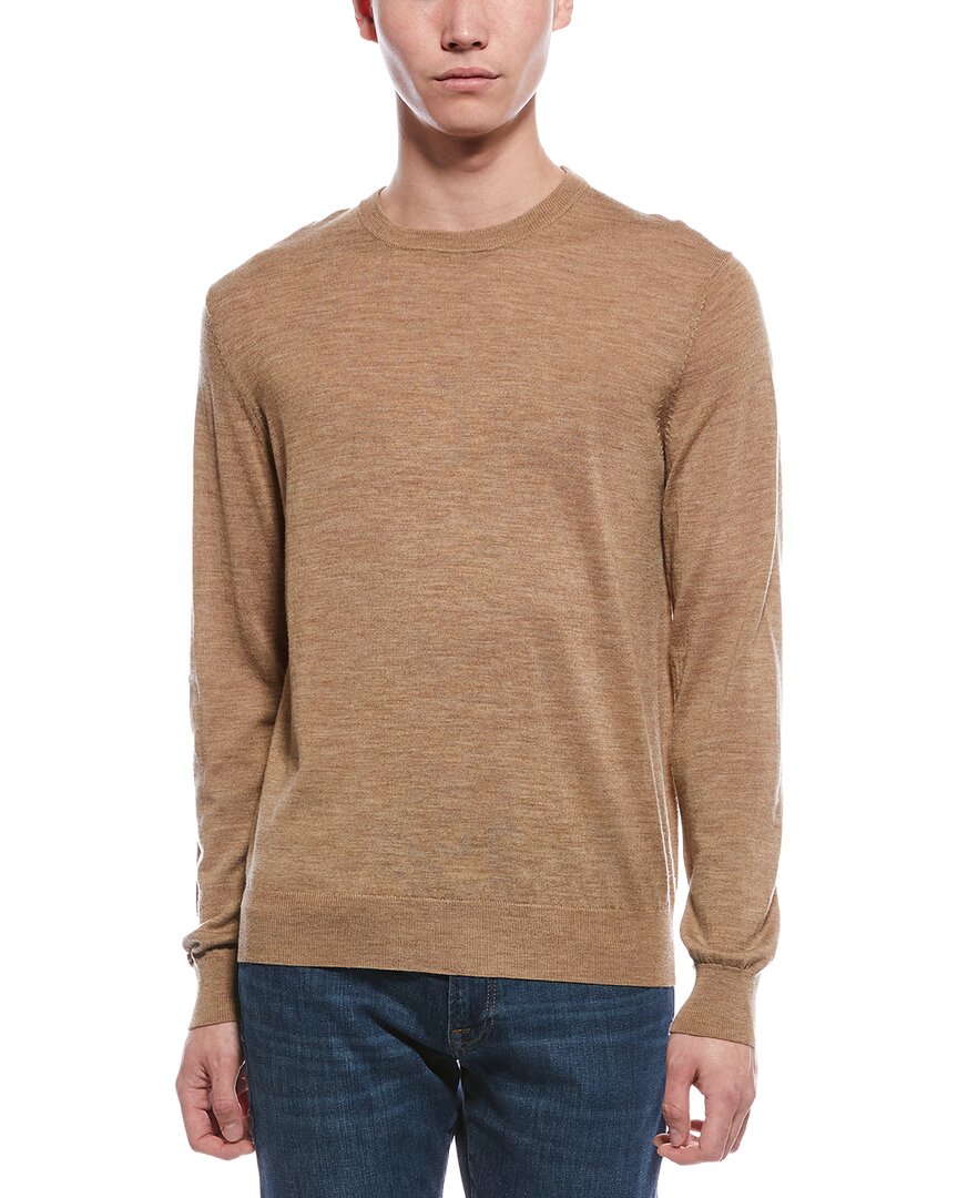 Bruno Magli Merino Wool Crewneck Sweater In Multi