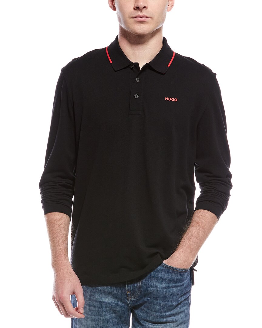 Hugo Boss Dangula Polo Shirt In Black