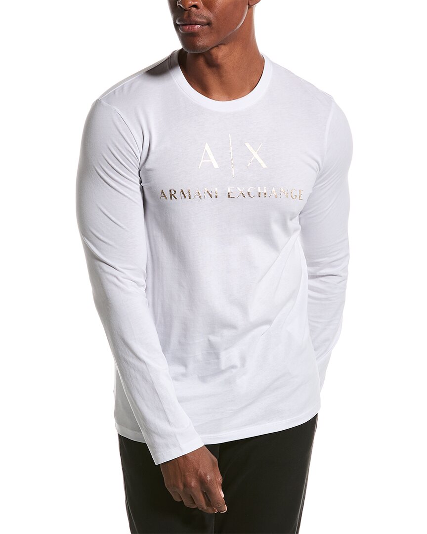 Armani Exchange Slim Fit T-shirt In White