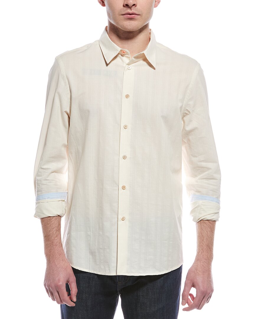 Ps By Paul Smith Tailored Fit Shirt In White
