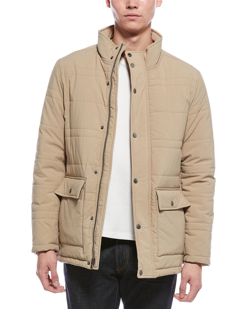 Cole Haan Signature Stretch Quilt Jacket In Multi