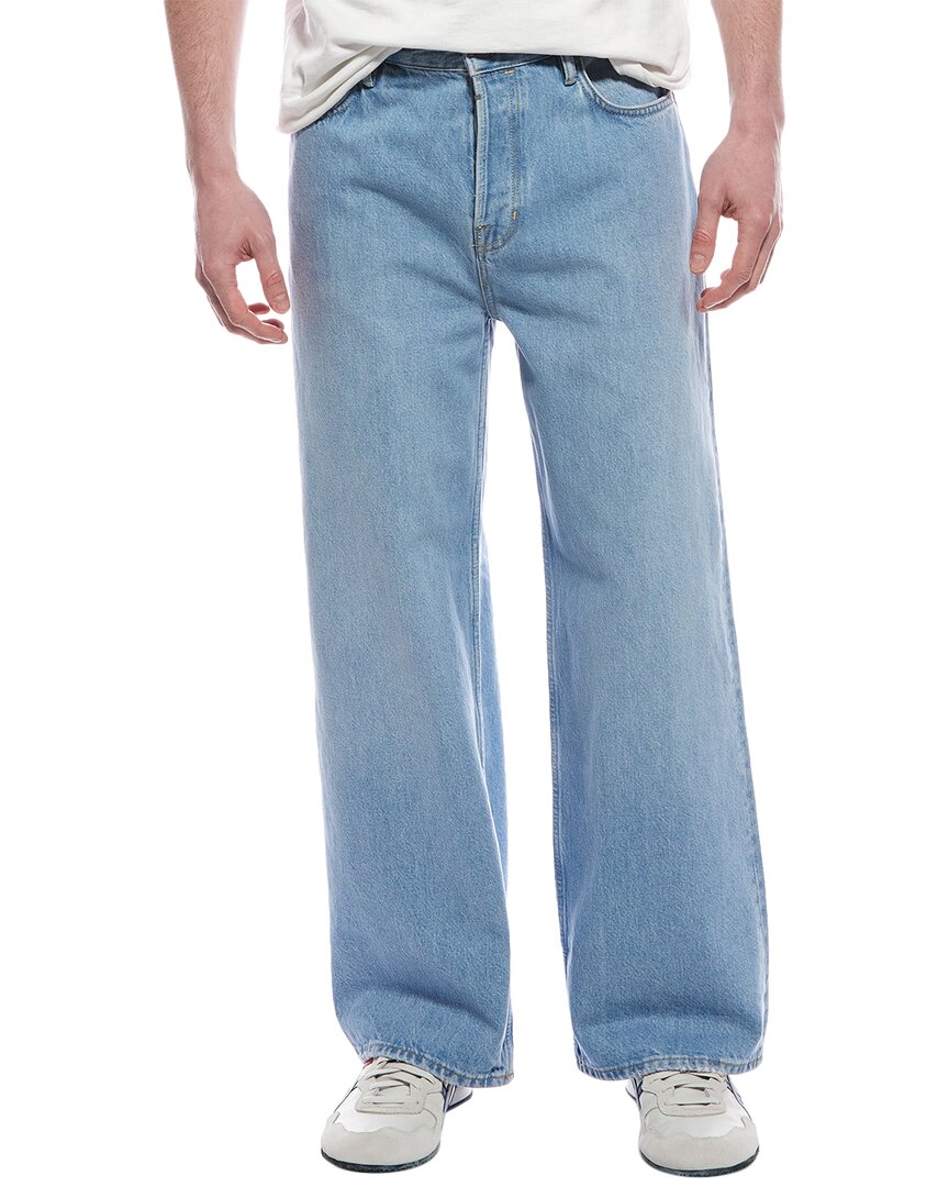 Allsaints Lenny Indigo Blue Loose Fit Wide Leg Jean