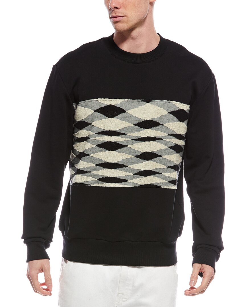 M Missoni Zig Zag Short Sleeve Sweater In Animal Print