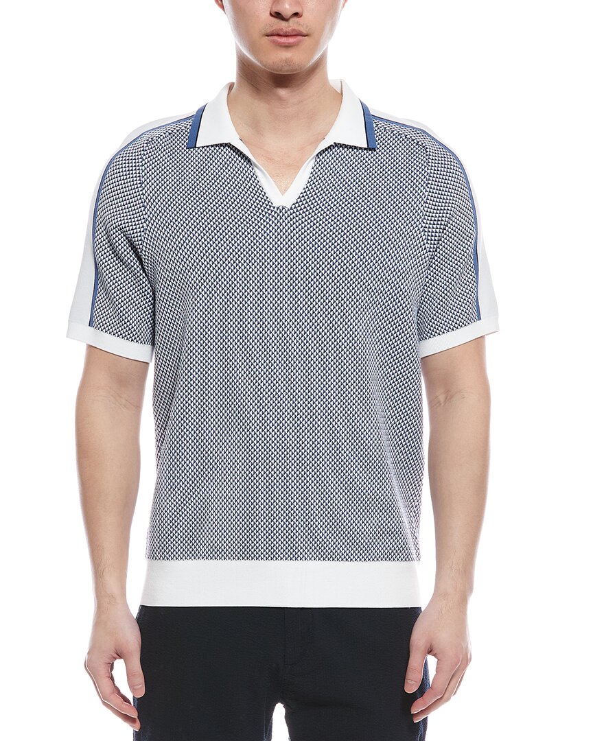 For The Republic Geometric Polo Shirt
