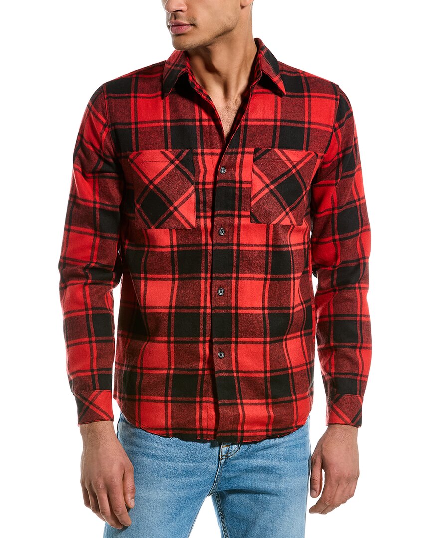 Elevenparis Flannel Shirt In Red